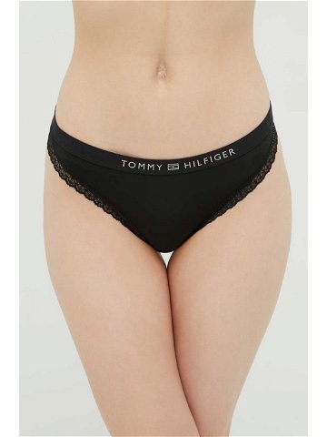 Kalhotky Tommy Hilfiger černá barva UW0UW04183