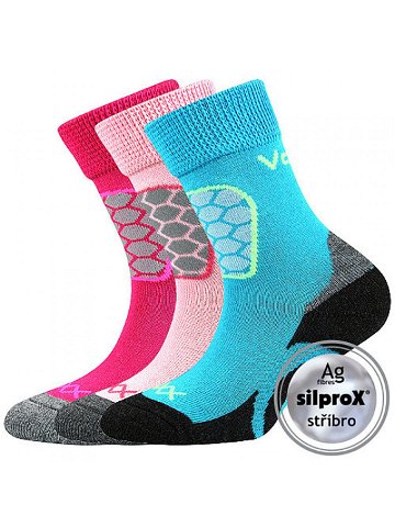 3PACK dětské ponožky Voxx vícebarevné solaxik-mix-B 25 29