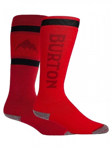Burton ponožky Weekend Midweight Double Pack Tomato Červená Velikost S M