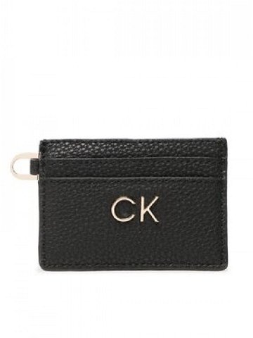 Calvin Klein Pouzdro na kreditní karty Re-Lock Cardholder K60K610671 Černá