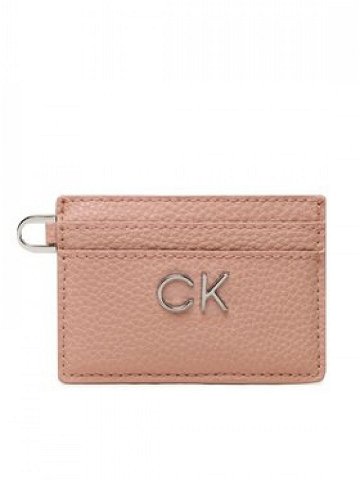 Calvin Klein Pouzdro na kreditní karty Re-Lock Cardholder Pbl K60K610671 Růžová
