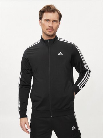 Adidas Mikina Essentials Warm-Up 3-Stripes H46099 Černá Regular Fit