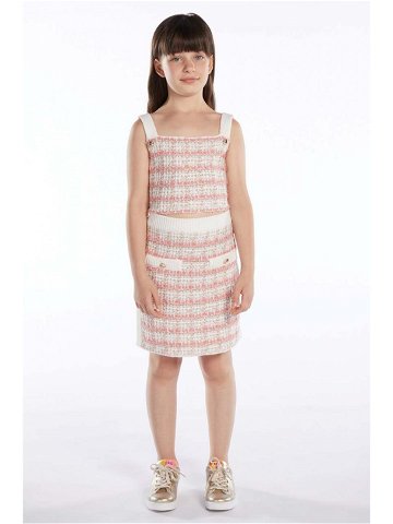 Dětská sukně Guess růžová barva mini