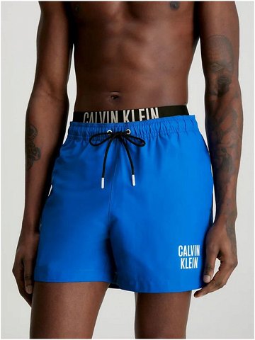 Modré pánské plavky Calvin Klein Underwear