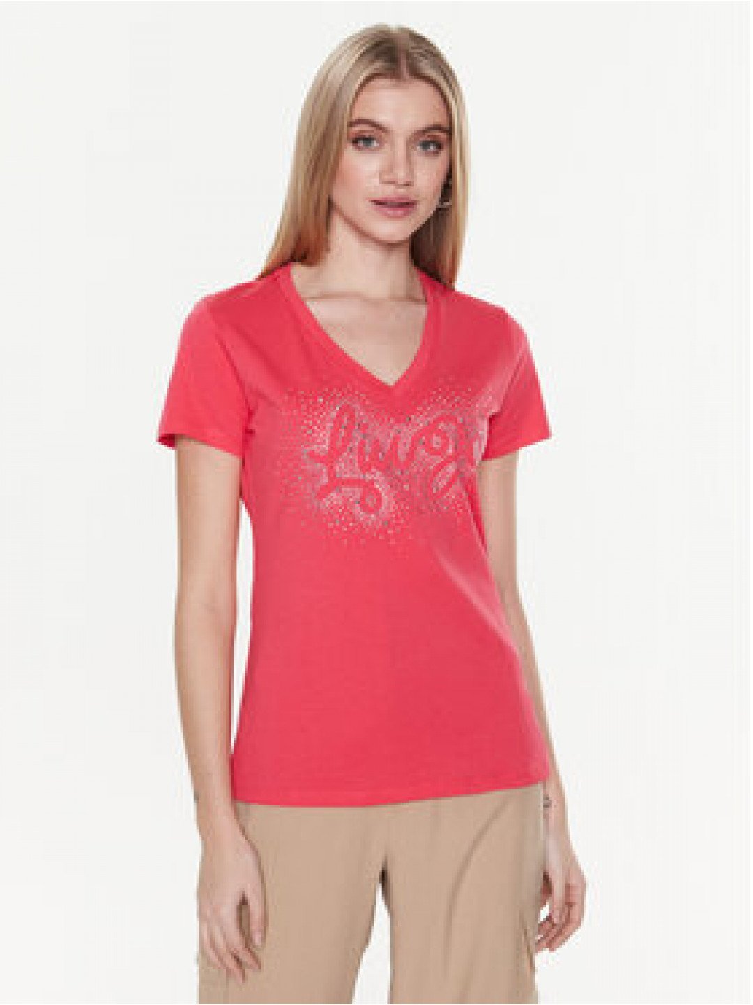 Liu Jo T-Shirt WA3278 JS923 Růžová Regular Fit