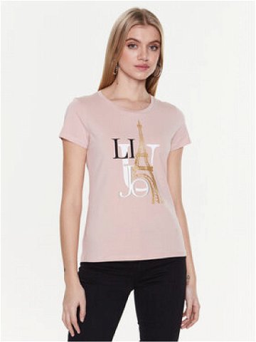 Liu Jo Sport T-Shirt TA3088 JS003 Růžová Regular Fit