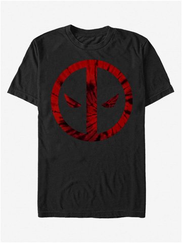 Černé unisex tričko ZOOT Fan Marvel Deadpool Tie-Dye