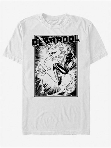 Bílé unisex tričko Deadpool Fantasy ZOOT Fan Marvel