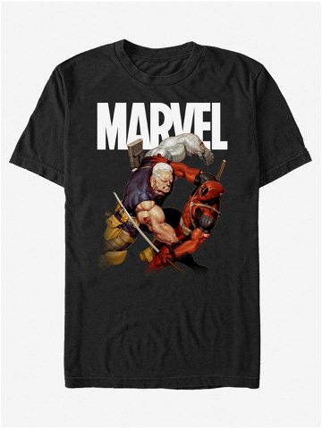 Černé unisex tričko ZOOT Fan Marvel Deadpool Fight