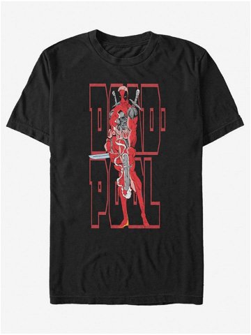 Černé unisex tričko ZOOT Fan Marvel Deadpool Issues