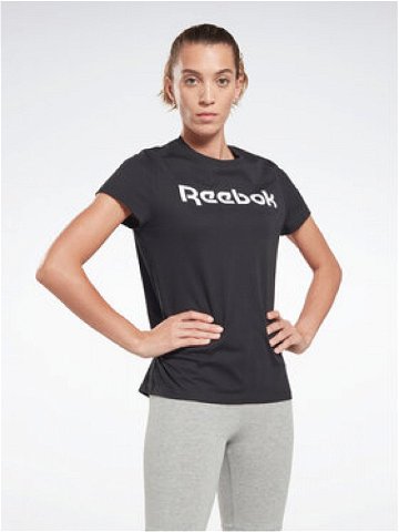 Reebok T-Shirt Training Essentials Graphic HT6184 Černá Regular Fit