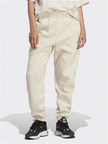 Adidas Teplákové kalhoty Essentials Fleece IA6436 Écru Regular Fit