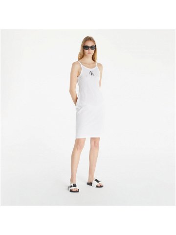 Calvin Klein Logo Top Dress White