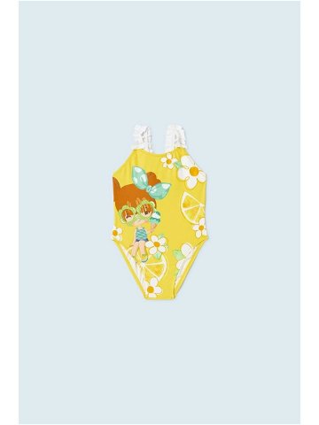 Jednodílné plavky pro miminko Mayoral žlutá barva