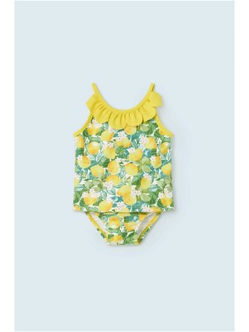 Dvoudílné plavky pro miminko Mayoral žlutá barva