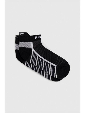 Ponožky Reebok černá barva