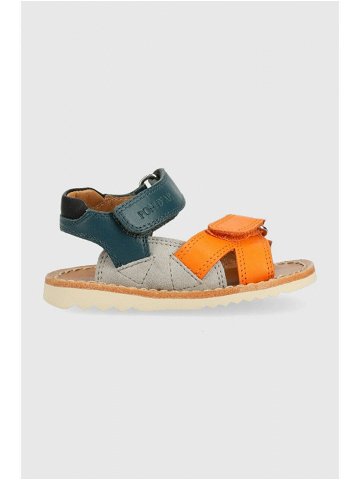 Dětské kožené sandály Pom D api