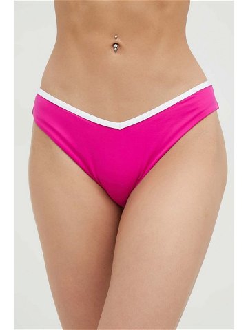 Plavkové kalhotky Guess růžová barva
