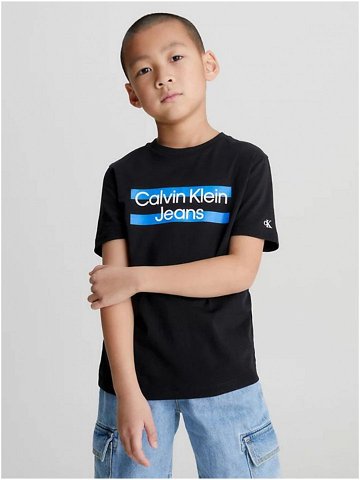 Černé klučičí tričko Calvin Klein Jeans