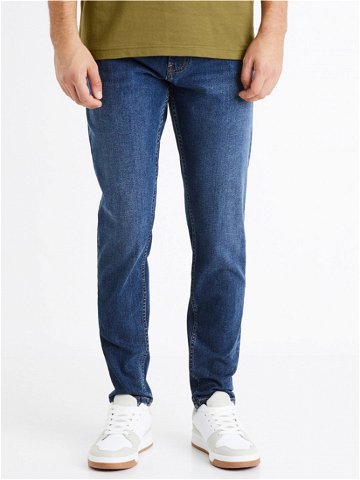 Celio C45 Doskinny Jeans Modrá