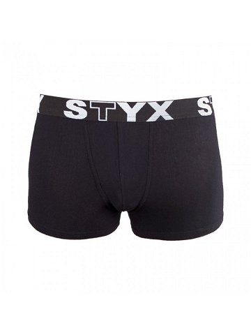 Dětské boxerky Styx sportovní guma černé GJ960 6-8 let