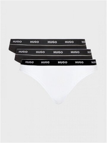 Hugo Sada 3 kusů string kalhotek Triplet Stripe 50480150 Barevná