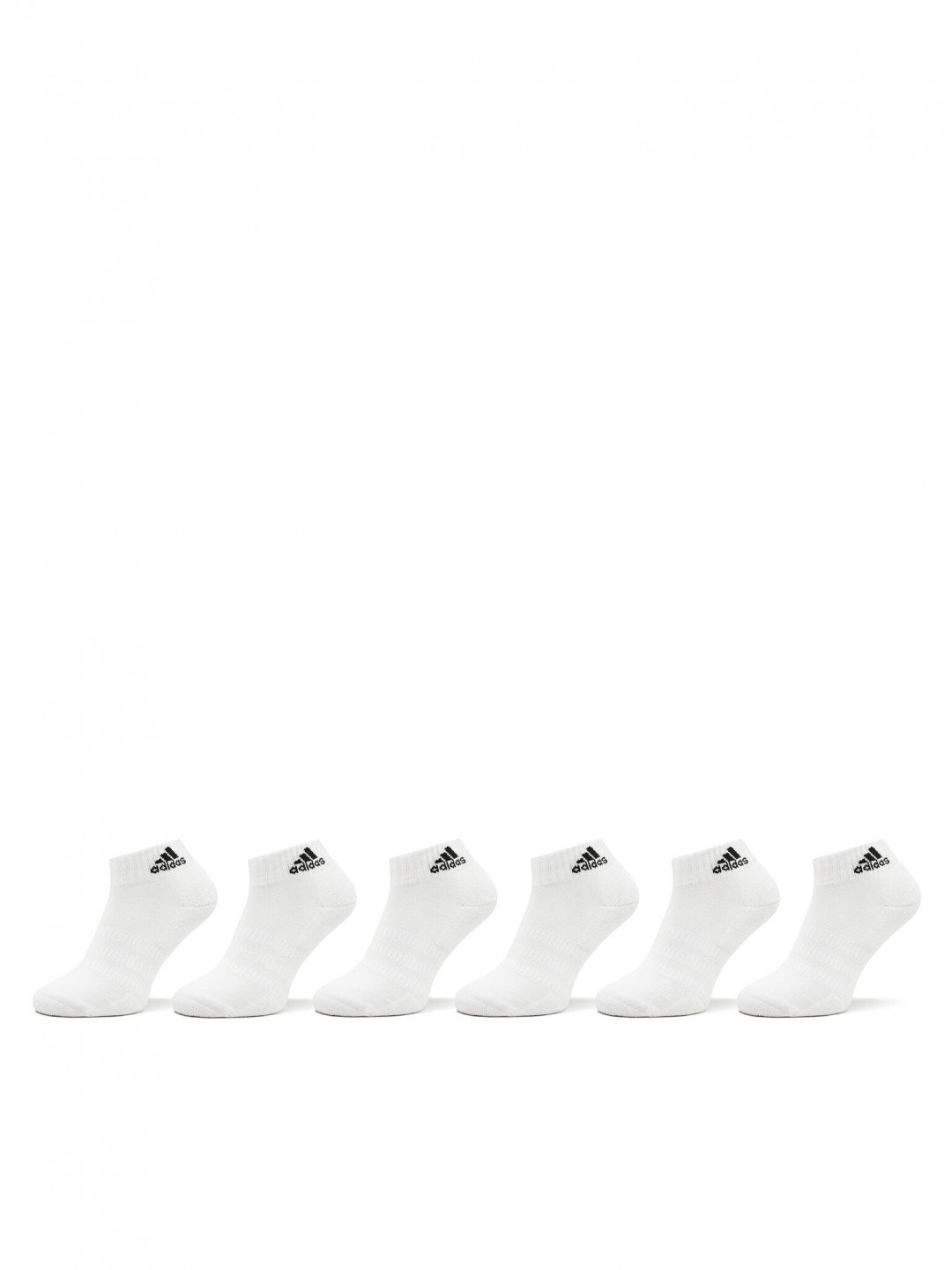 Adidas Nízké ponožky Unisex Cushioned Sportswear Ankle Socks 6 Pairs HT3442 Bílá