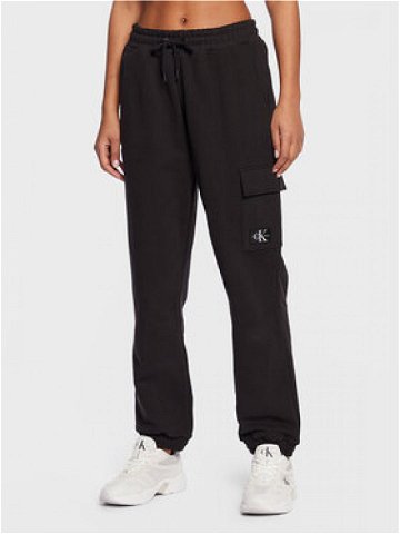 Calvin Klein Jeans Teplákové kalhoty J20J220262 Černá Relaxed Fit