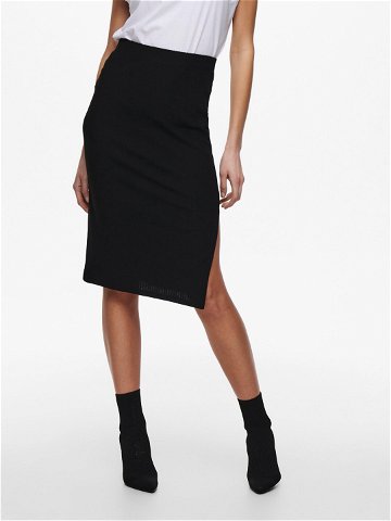 ONLY Pouzdrová sukně 15233600 Černá Slim Fit