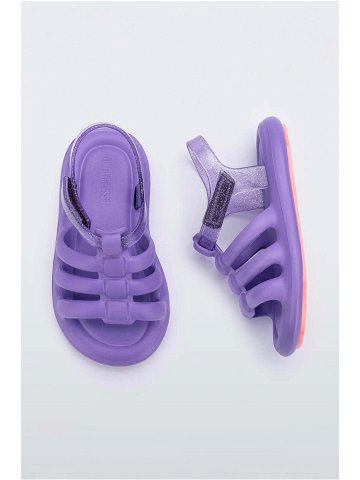 Dětské sandály Melissa Freesherman fialová barva