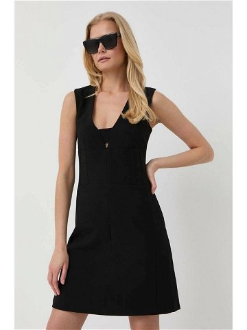 Šaty Morgan černá barva mini