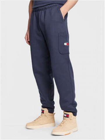 Tommy Jeans Teplákové kalhoty DM0DM15849 Tmavomodrá Regular Fit