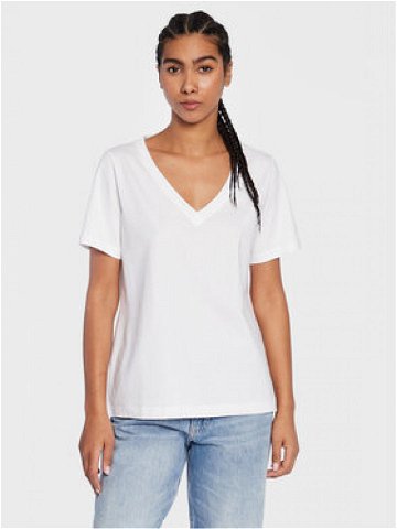 Calvin Klein T-Shirt Smooth K20K205338 Bílá Regular Fit