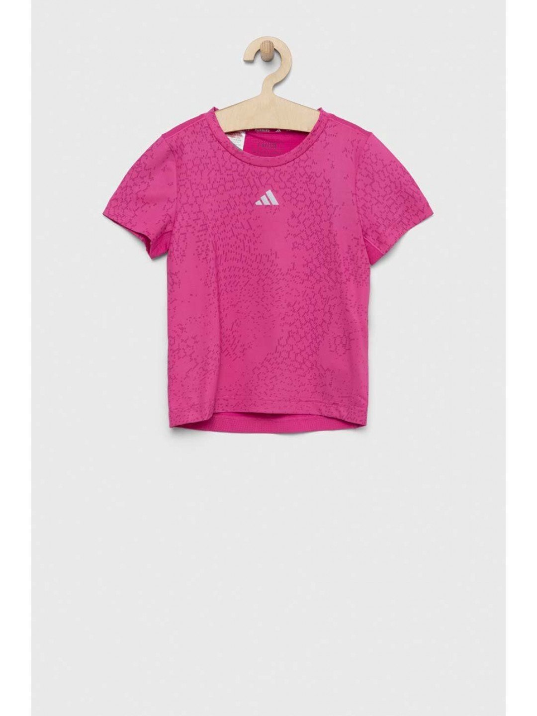 Dětské tričko adidas G RUN TEE fialová barva