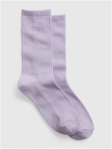 Světle fialové pánské bavlněné ponožky GAP
