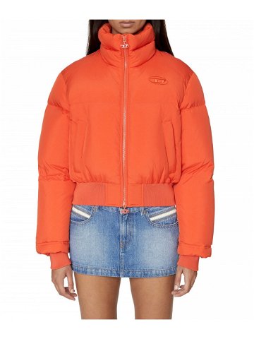 Bunda diesel w-peyton-short jacket oranžová s