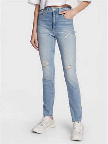 Calvin Klein Jeans Jeansy J20J220214 Modrá Skinny Fit