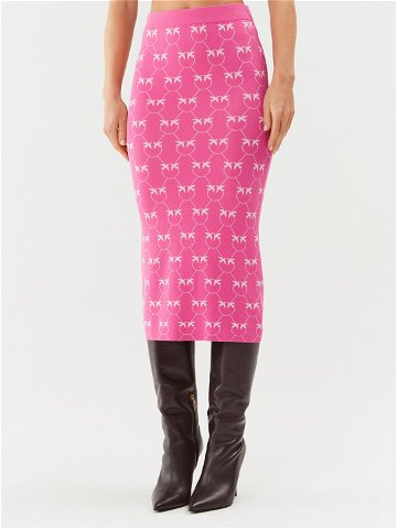 Pinko Pouzdrová sukně 100211 A0IS Růžová Slim Fit