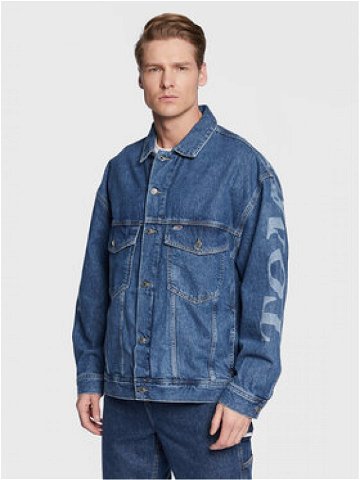 Tommy Jeans Jeansová bunda DM0DM15614 Modrá Oversize