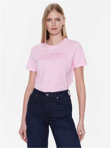 Tommy Hilfiger T-Shirt Tonal WW0WW37562 Růžová Regular Fit