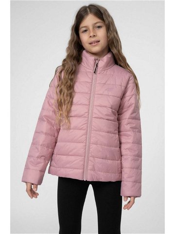 Dětská bunda 4F F073 růžová barva