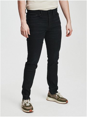 Černé pánské džíny skinny soft high stretch GAP
