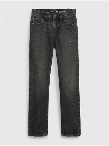 Černé klučičí džíny original fit Washwell GAP