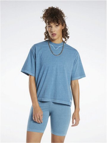Reebok T-Shirt Classics Natural Dye Boxy T-Shirt HT7857 Modrá