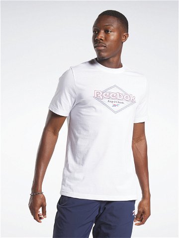 Reebok T-Shirt Reebok Graphic Series T-Shirt HM6251 Bílá Regular Fit