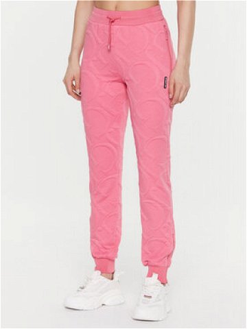 Guess Teplákové kalhoty Adelaide V3GB01 KBIN0 Růžová Regular Fit