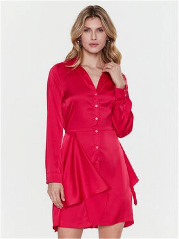 Guess Košilové šaty Alya W2BK83 WF1T2 Růžová Regular Fit