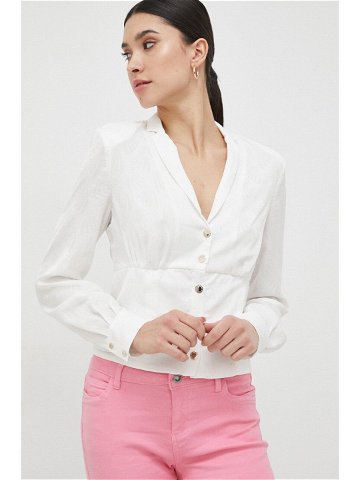 Košile Morgan dámská bílá barva regular s klasickým límcem