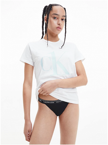 Bílé dámské tričko na spaní Calvin Klein Underwear