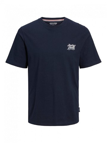 Jack & Jones T-Shirt Trevor 12227773 Tmavomodrá Standard Fit